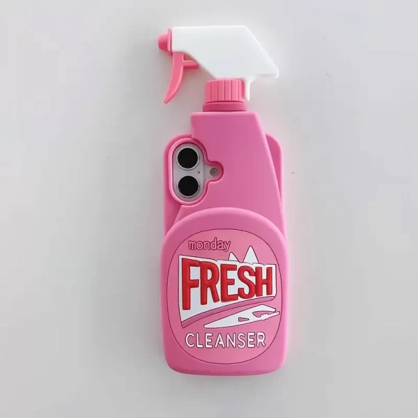 (2-Pack Includes 1 Phone Case And 1 Phone Holder) This New, Quirky, Abstract, And Cute Cartoon Dish Soap Silicone Phone Case. This Shock-Absorbing, Wear-Resistant Phone Case Is Drop-Resistant, And Provides Comprehensive Protection for Your Phone'S Camera Lens. It Features a Thickened Frame to Prevent Scratches. It'S Comfortable, Soft, And Fingerprint-Resistant. Compatible with for iphone 16, for
