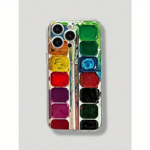 Paint Box Phone Case Compatible with iPhone 16 15 Pro Max