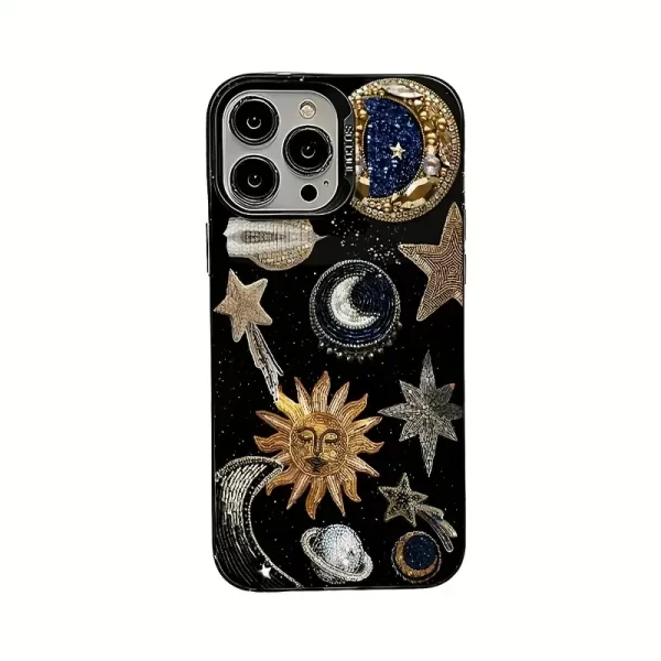 Suitable for iPhone 16ProMax/16Plus/16Pro/16, iPhone 16/15/14Full Series New Creative Fashion Pattern Colorful Gradient IMD Laser Mobile Phone Case, Shockproof and Non-slip Classic Mixed Mobile Phone Case and Ideal Gift Choice