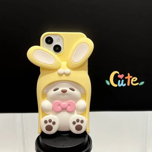 iPhone 15/16 Pro/Promax dopamine puppy phone case