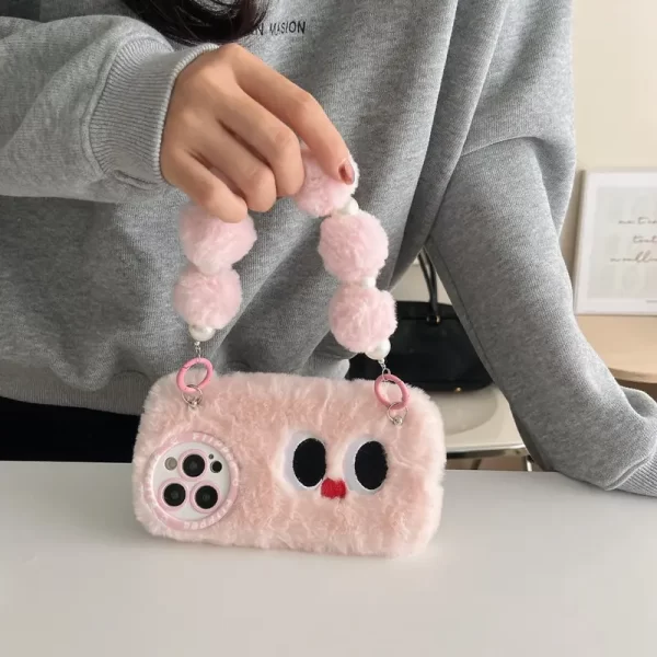 Plush expression hanging rope